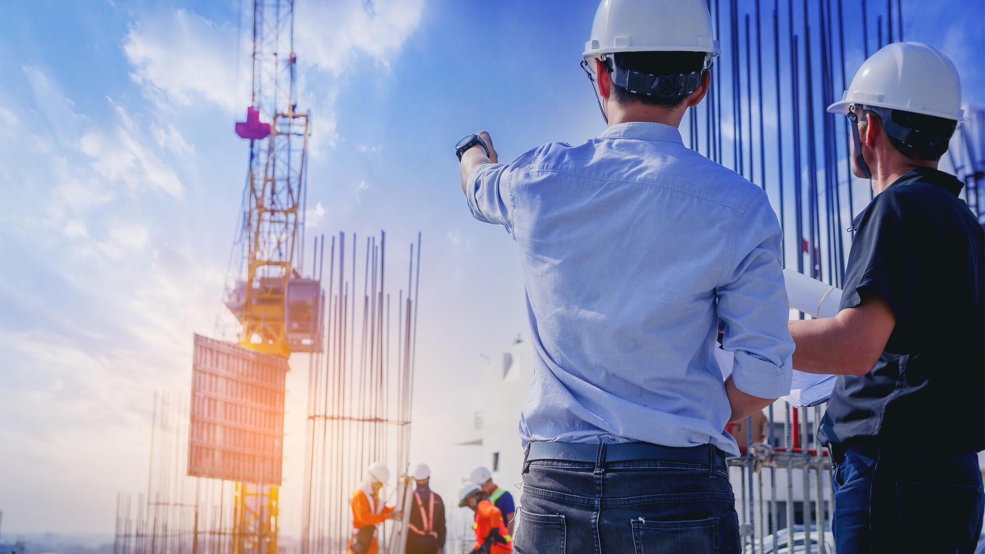 Moderna gradnja i arhitekti na gradilištu